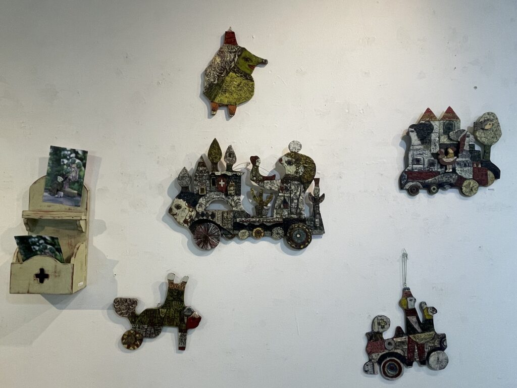 JIKE STUDIOで開催されている「│企画展│木工アートpa.co.の世界vol.5眺めの良い場所」の展示の様子9