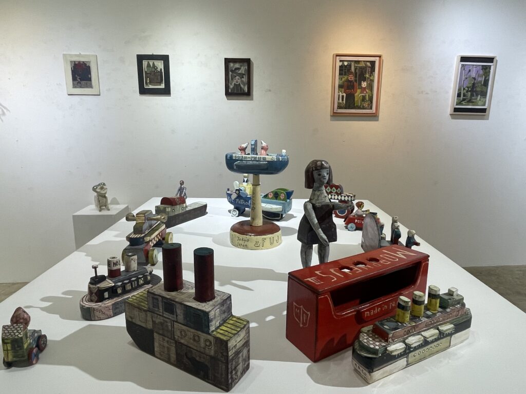 JIKE STUDIOで開催されている「│企画展│木工アートpa.co.の世界vol.5眺めの良い場所」の展示の様子8
