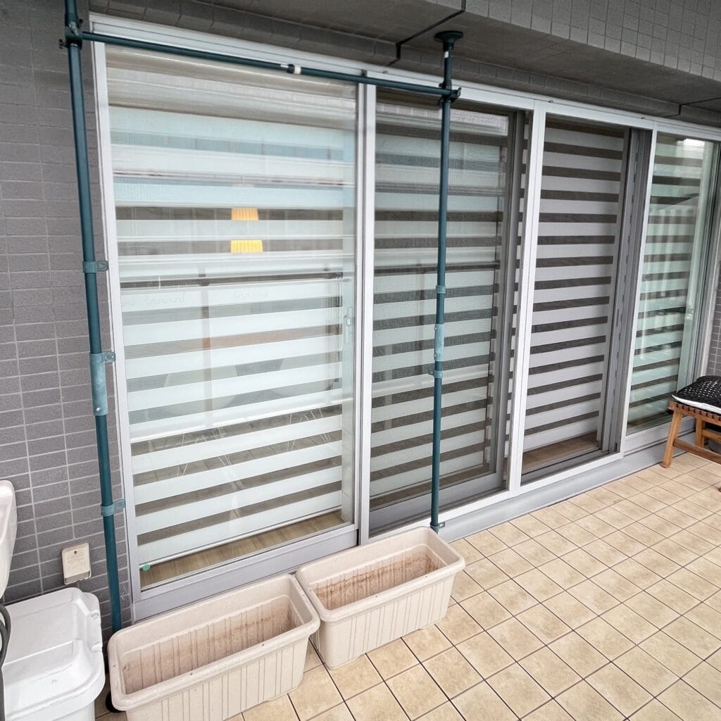 グリーンカーテン　マンション　ベランダ