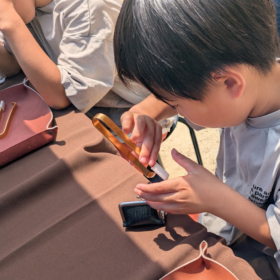 子供ワークショップ　がま口　Nigel