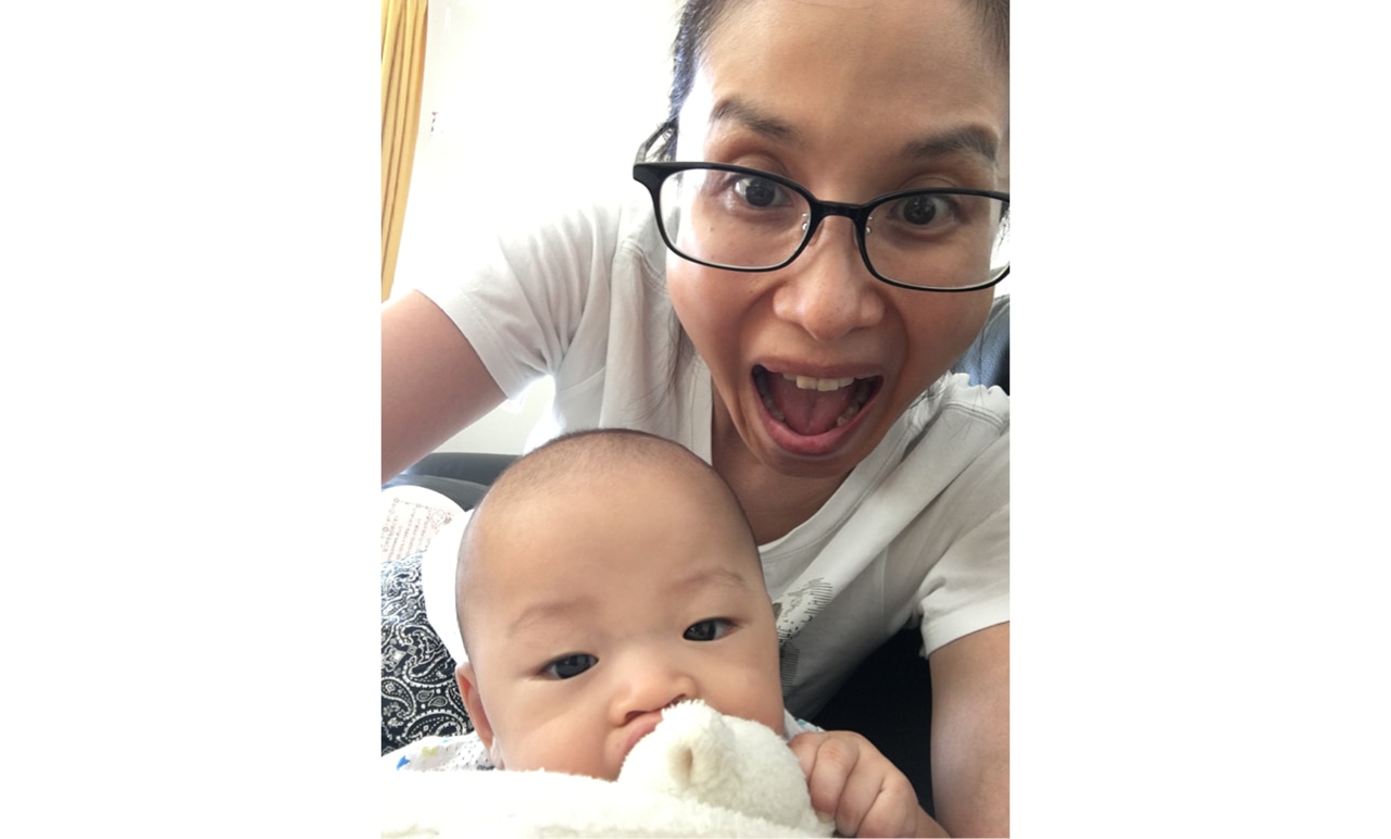 43歳で出産した長男は成長し、今年、小学2年生に