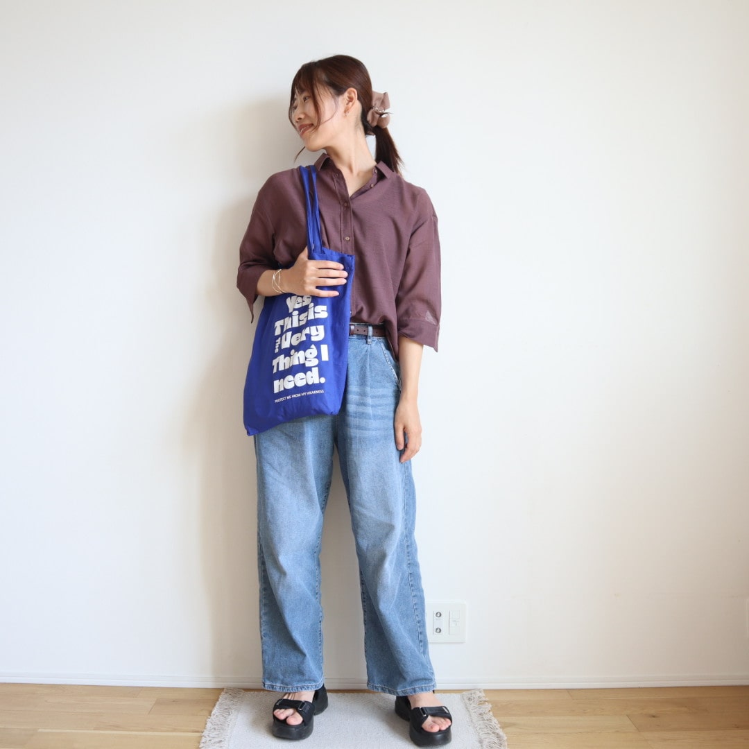 夏コーデ
ブラウンシャツ
ママコーデ