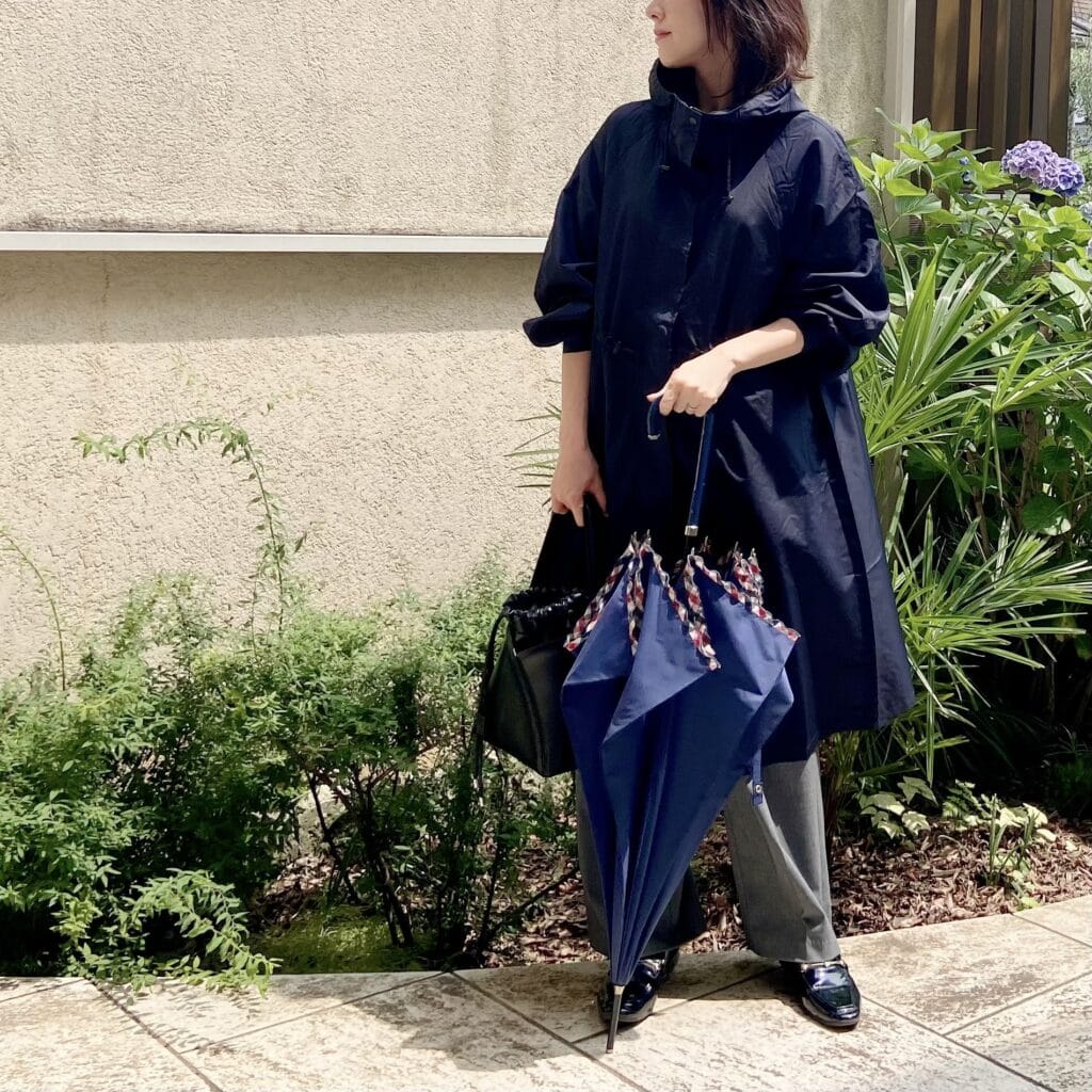 レインコート　any SiS　ポケッタブル　LEEマルシェ