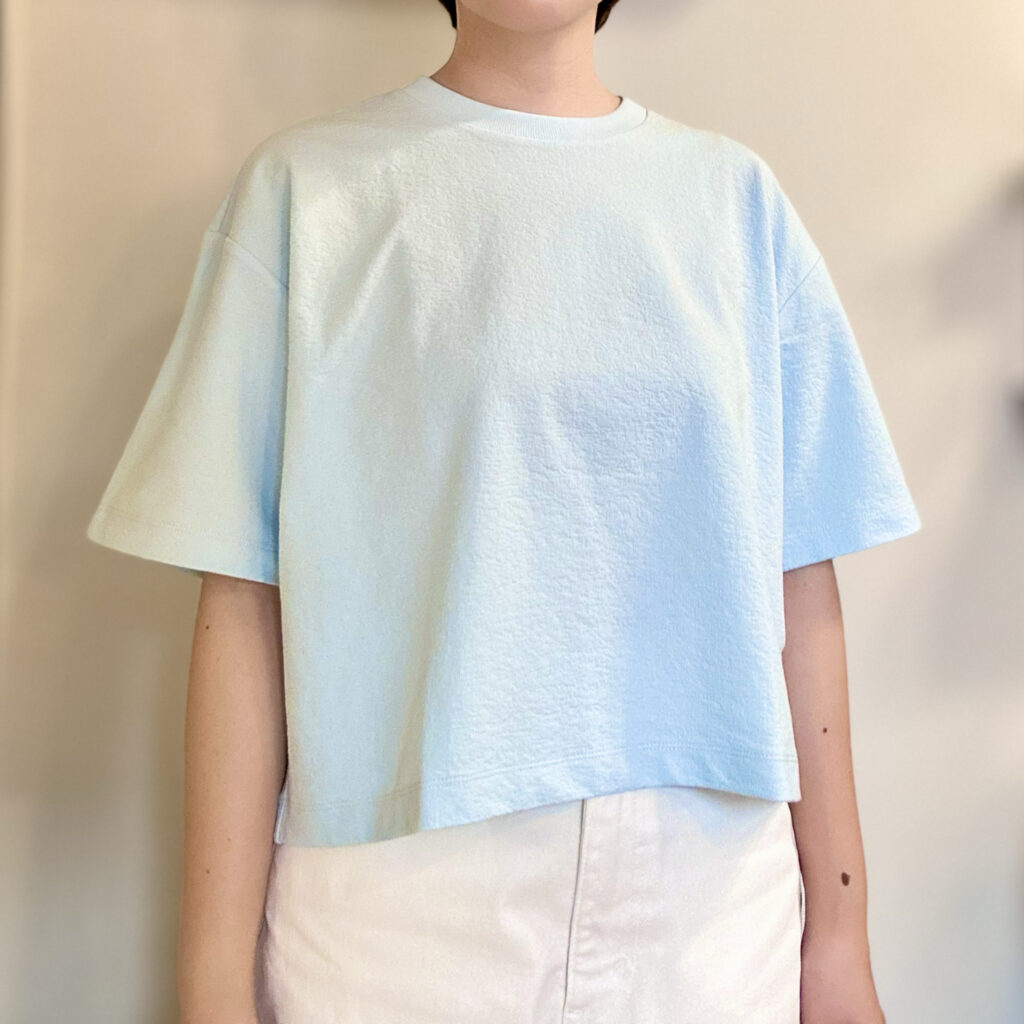 ユニクロのテクスチャージャージーT　30代のTシャツコーデ