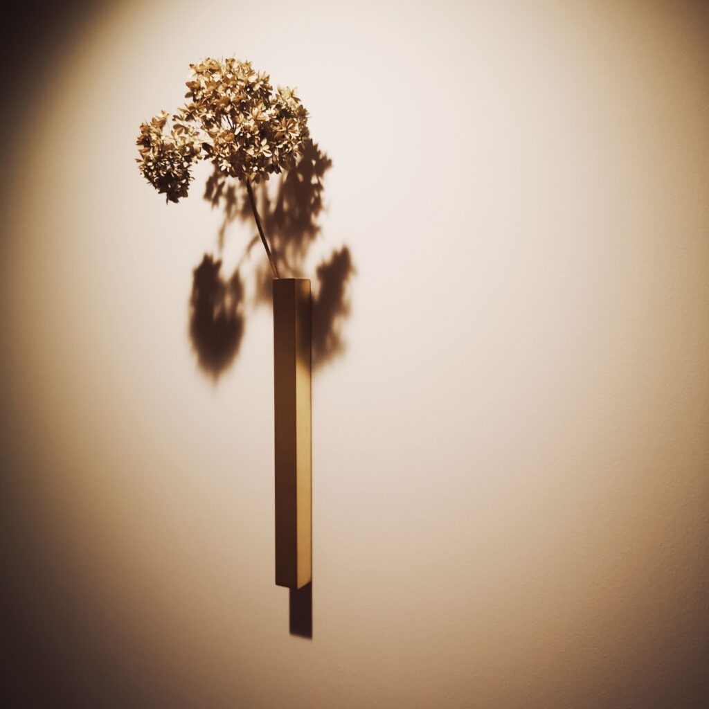 sen　真鍮　一輪挿し