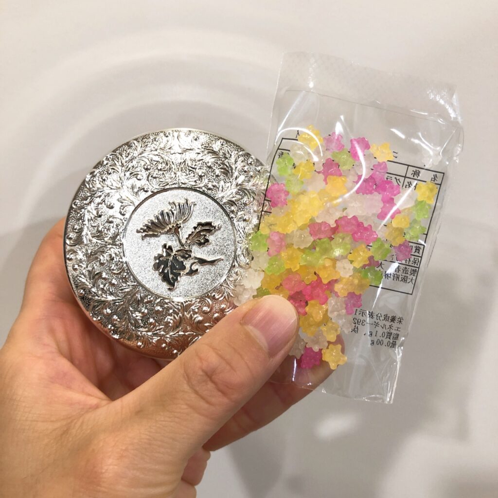 皇居 長 財布 袱紗 ふくさ 東御苑 ボンボニエール 菊歯小箱
