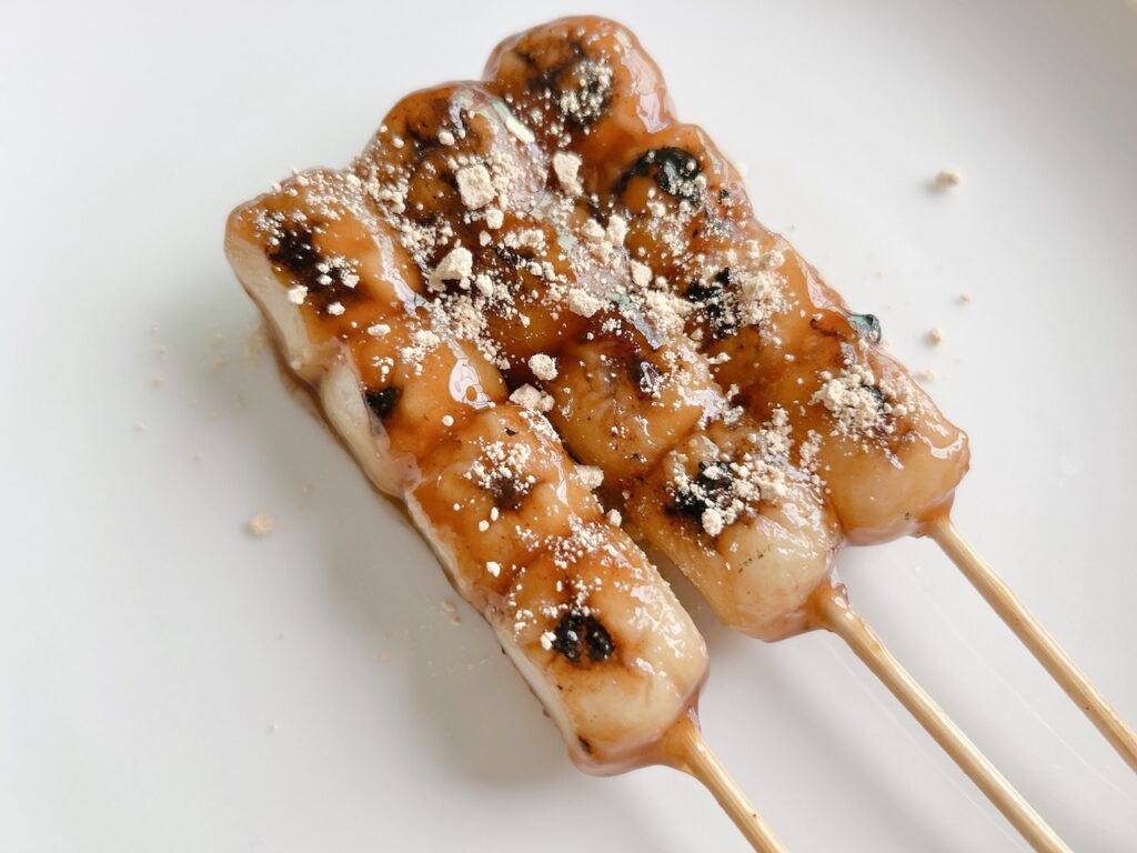 【京だんご藤菜美】みたらしだんご 5本入り きなこトッピング