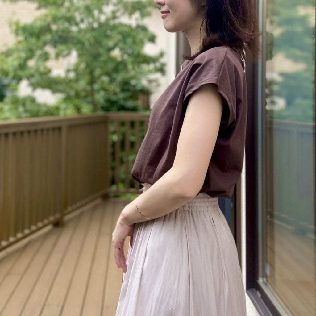 夏コーデ ママコーデ Tシャツ