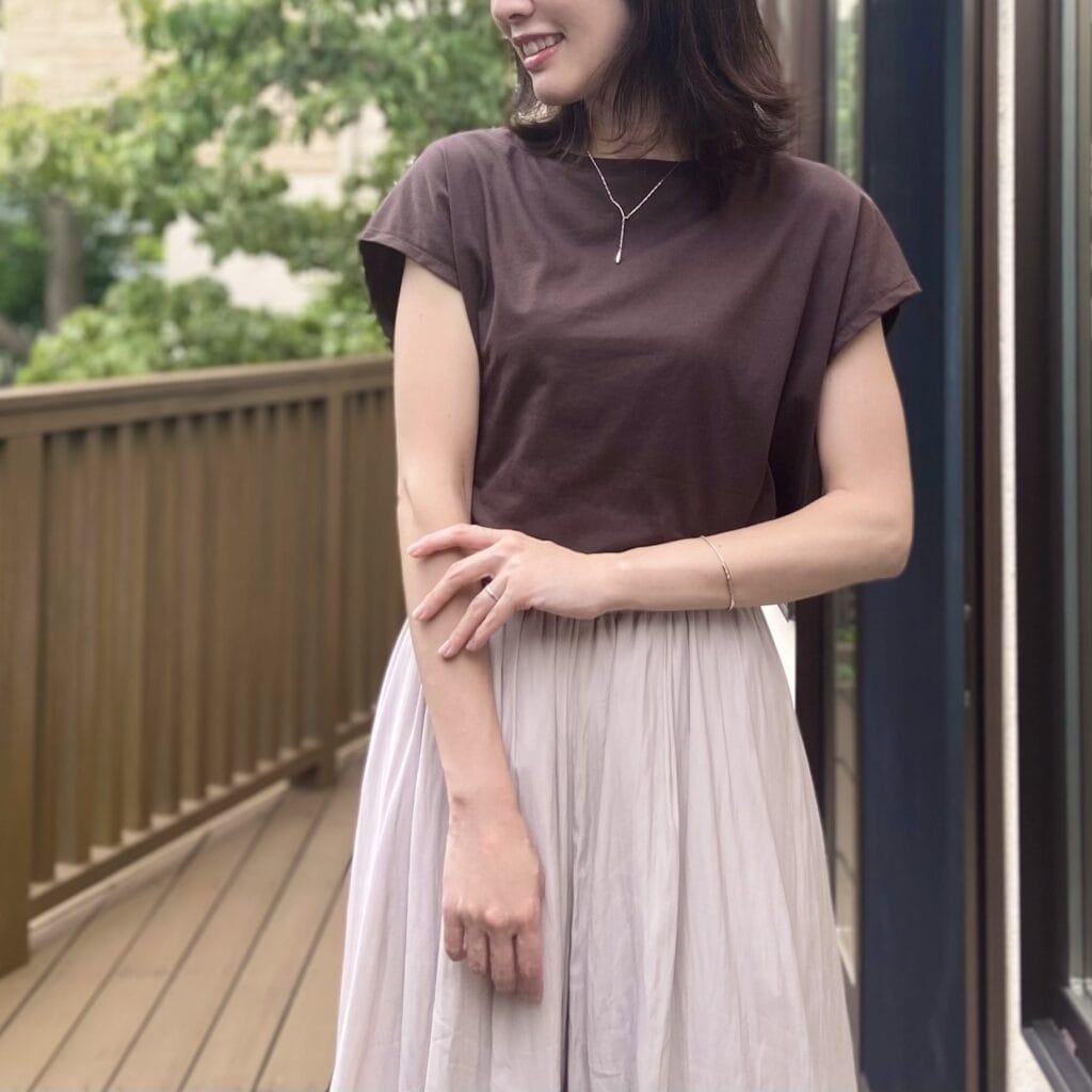 無印良品 Tシャツ ボートネック