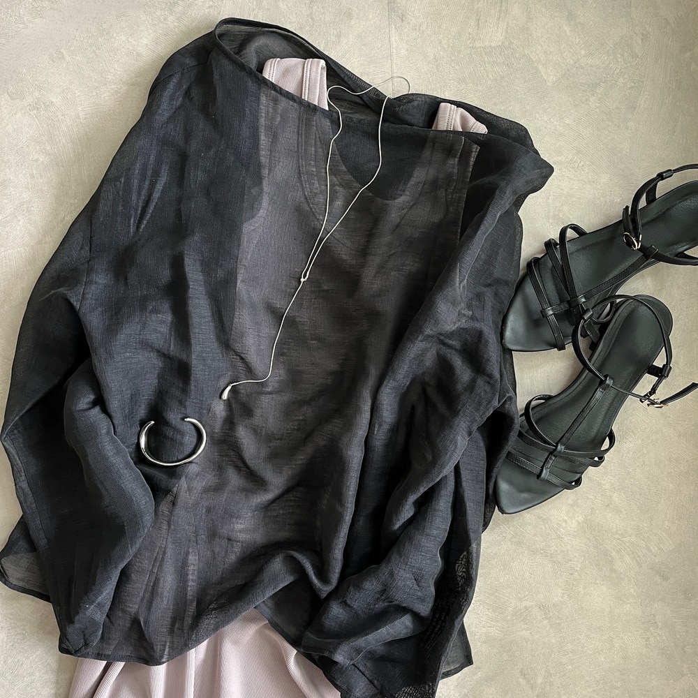 Plage Mesh Sheer ブラウス Plage Mesh Sheer ブラウス セール】Mesh Sheer ブラウス