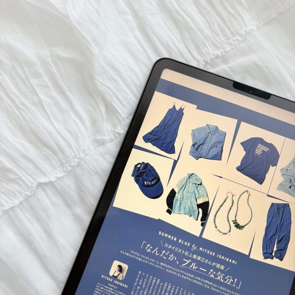 ブルー　LEE 2025年7月号