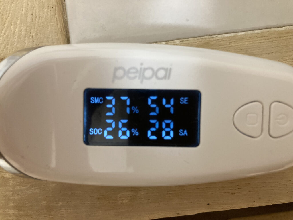 入浴直後スキンチェック 水分量 油分量