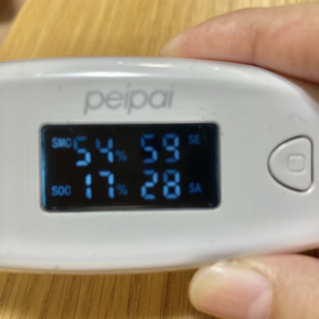 入浴・スキンケア後スキンチェック 水分量 油分量