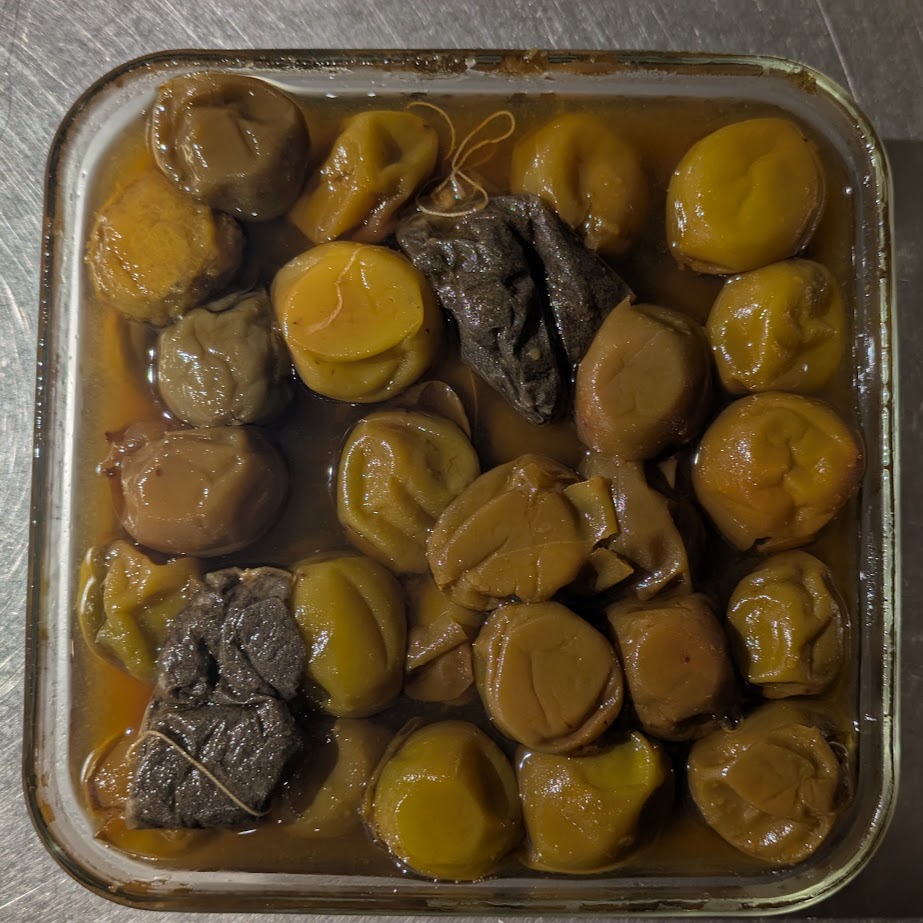 アールグレイ梅　シロップ残り　梅仕事