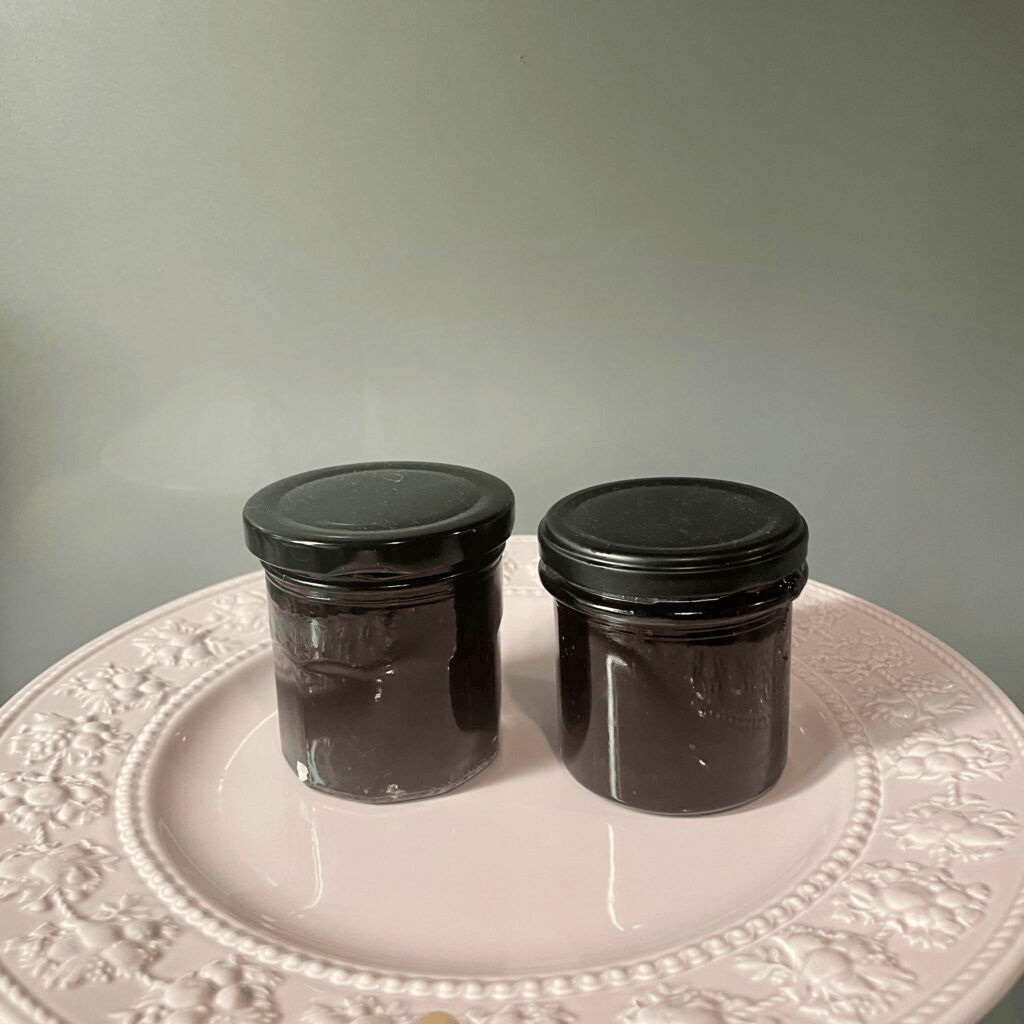 「ブルーベリージャム」作り　完成品