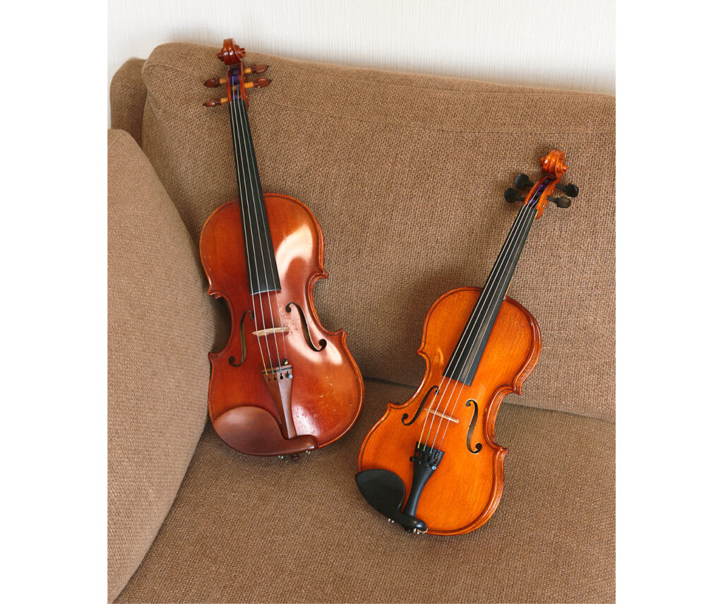 下の娘さんが4歳のときに親子で始めたバイオリンは、6年目に突入