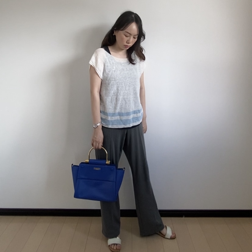 コーデ　アラフォー　ママ