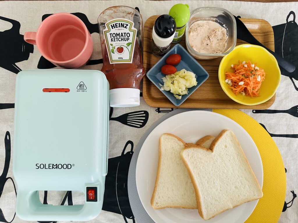 夏休み中のお昼ご飯の準備