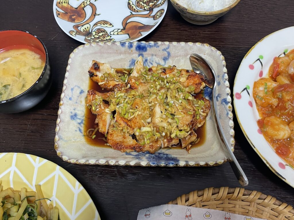 コウケンテツさんのレシピ「鶏むね油淋鶏（ユーリンチー）」を40代主婦が作ってみた写真。