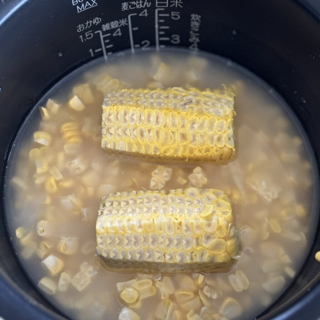 塩麹とうもろこしごはん