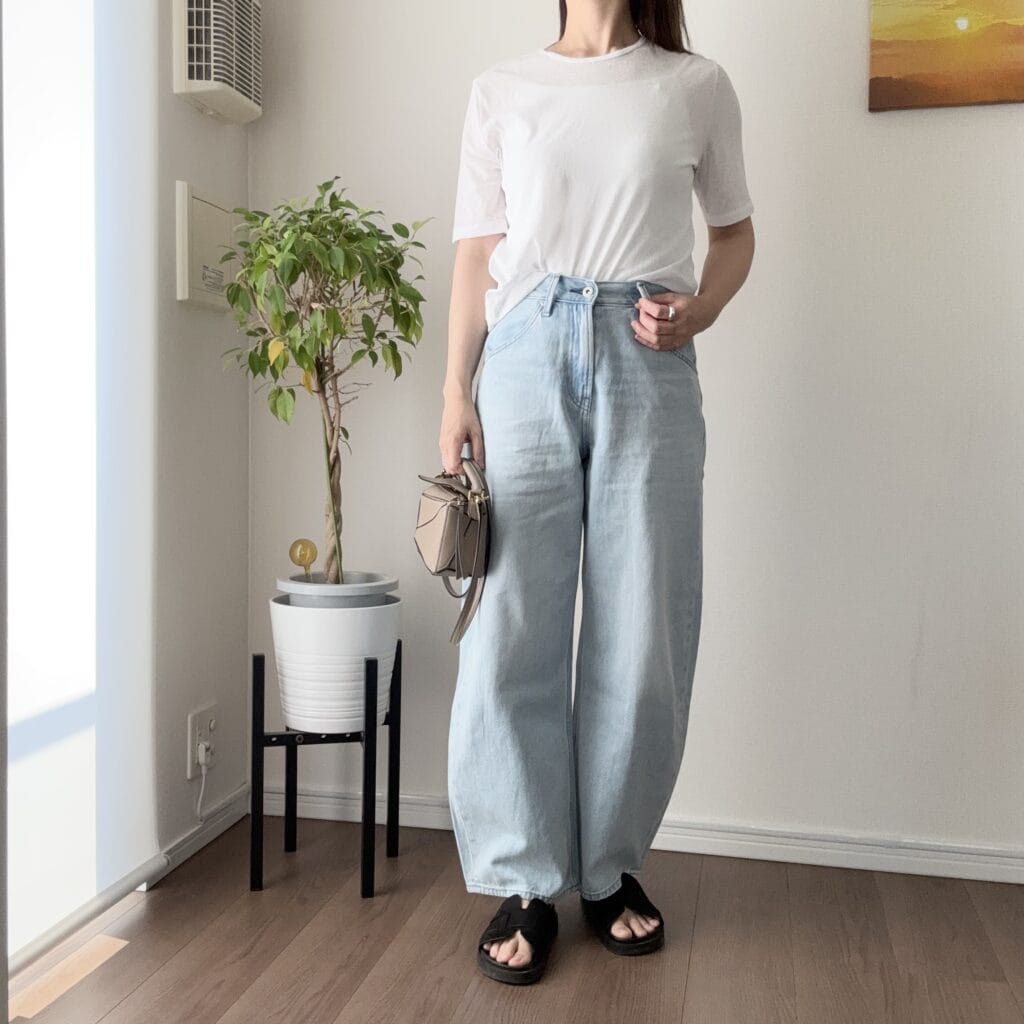 ユニクロ バギーカーブジーンズ