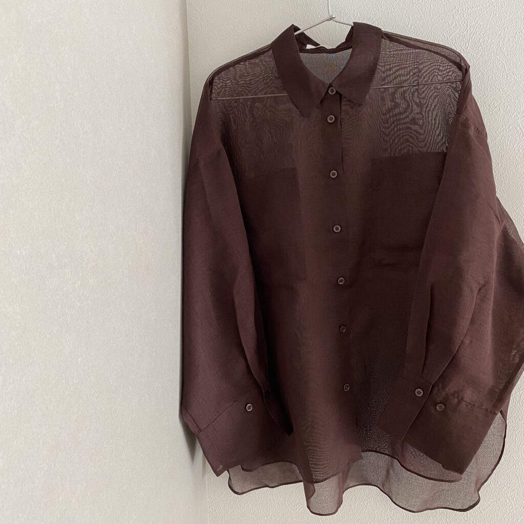 スタイルミキサー ルーズポケットシアーシャツ