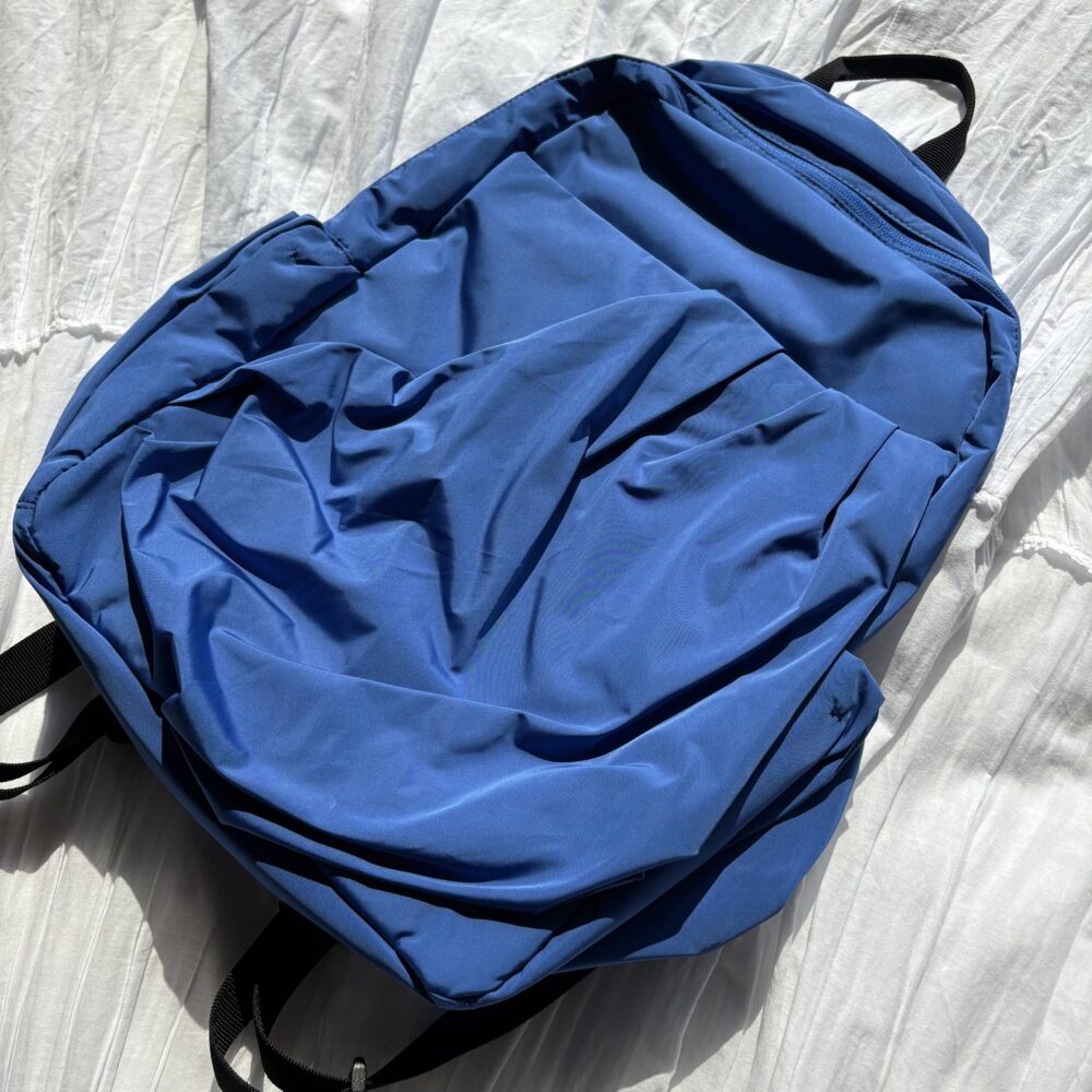 emmi eco 撥水ギャザーボディーバックパック バックパック