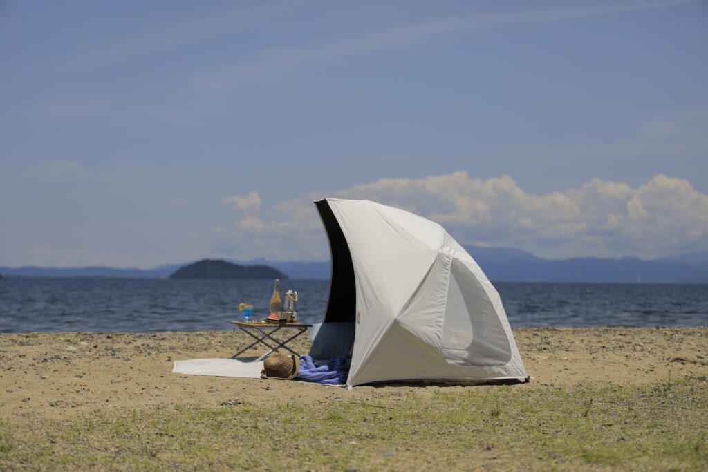 ドーム型サンシェード「COCOON」