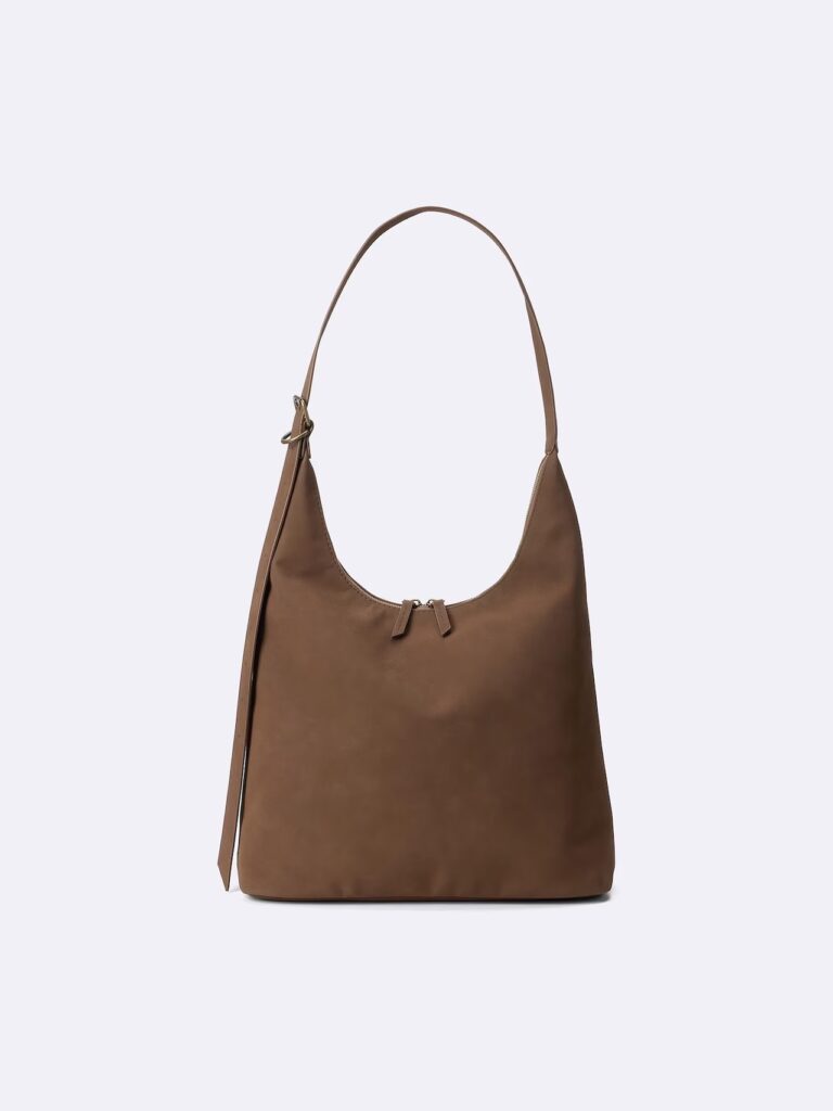 GU「2WAYロングベルトバッグ」38 DARK BROWN