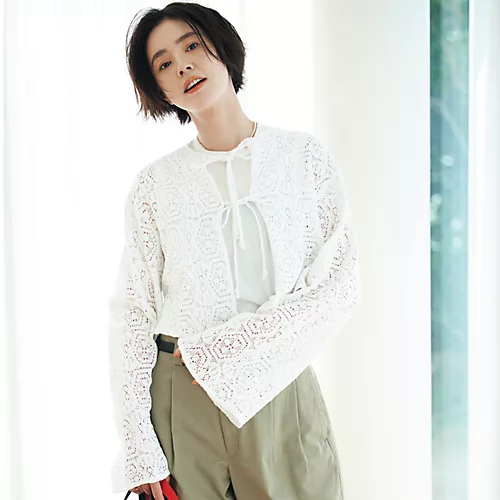 LEE掲載/モデルサイズ：166cm/着用サイズ：F