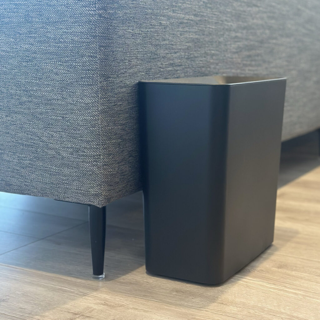 ニトリの抗菌消臭ダストボックス(角型スリム ルクレールCV ブラック)