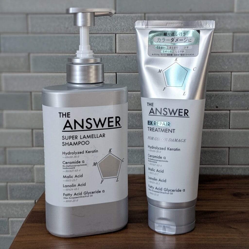 THE ANSWERを使ってみました ＃カラーダメージケア | LEE