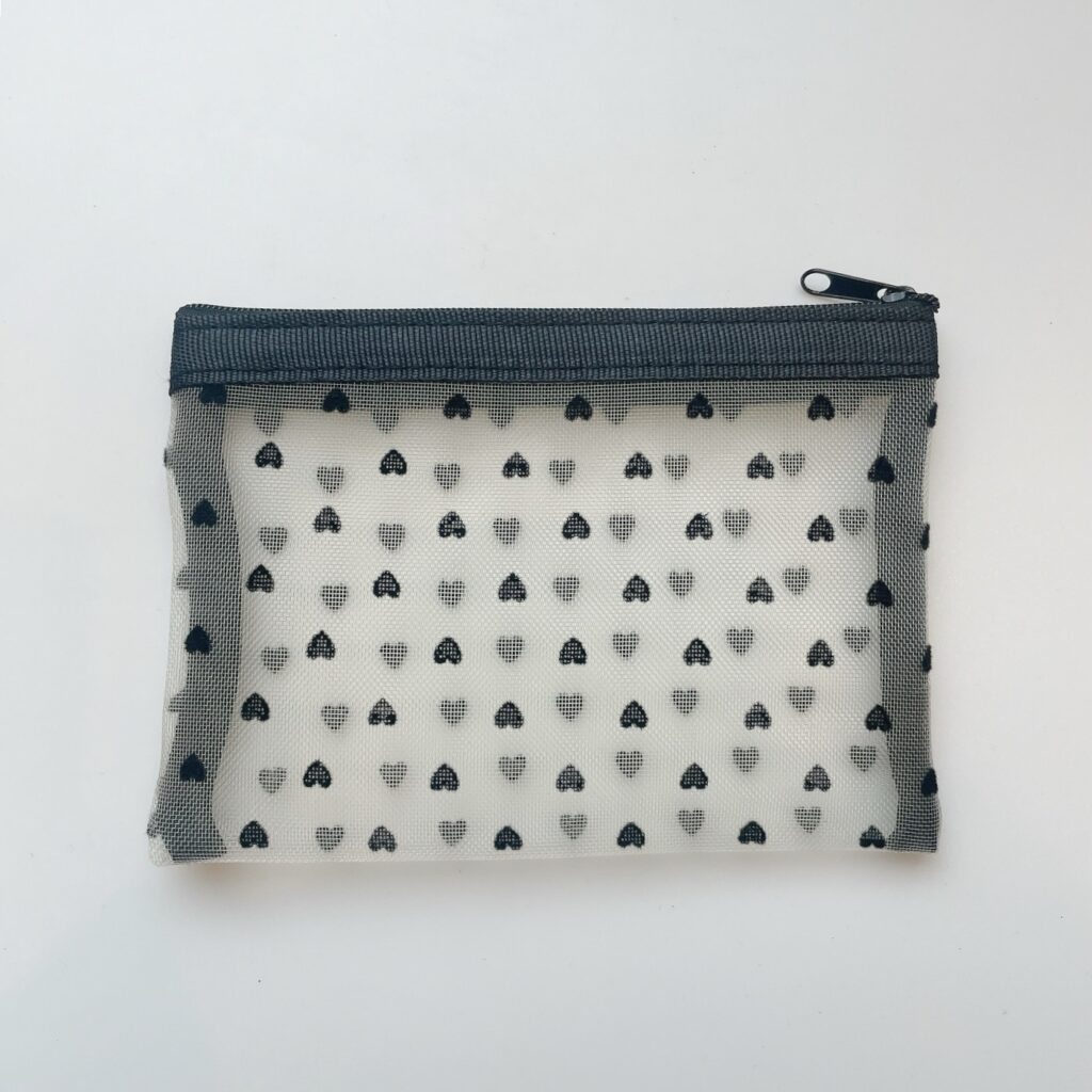 セリア　ハートポーチ