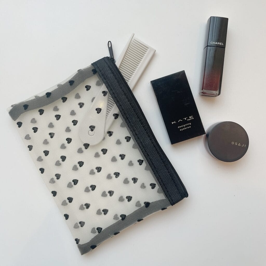 セリア　ハートポーチ