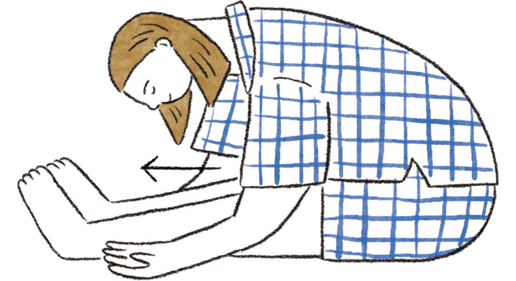 前屈ストレッチ