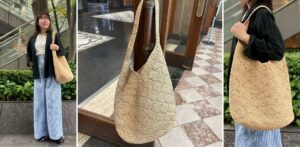 肩がけできる「IVAHONA」のかごバッグを購入！ヌキテパの佐藤佳菜子さんコラボパンツとあわせた涼感コーデ