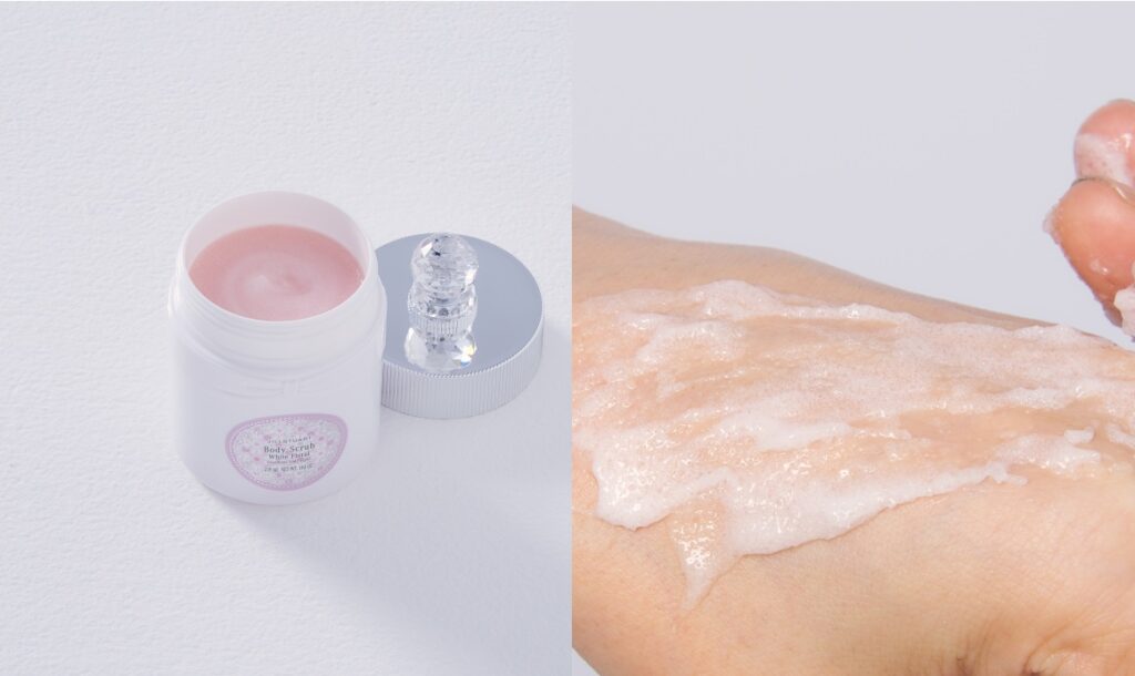 ひじ・ひざ・かかともつるんとみずみずしく！【ジルスチュアート】ボディスクラブは保湿しながらザラつきをオフ