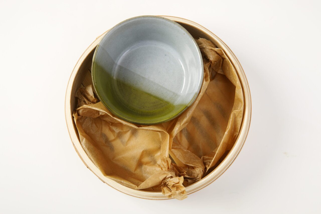 せいろ　クッキングシートと器を使用