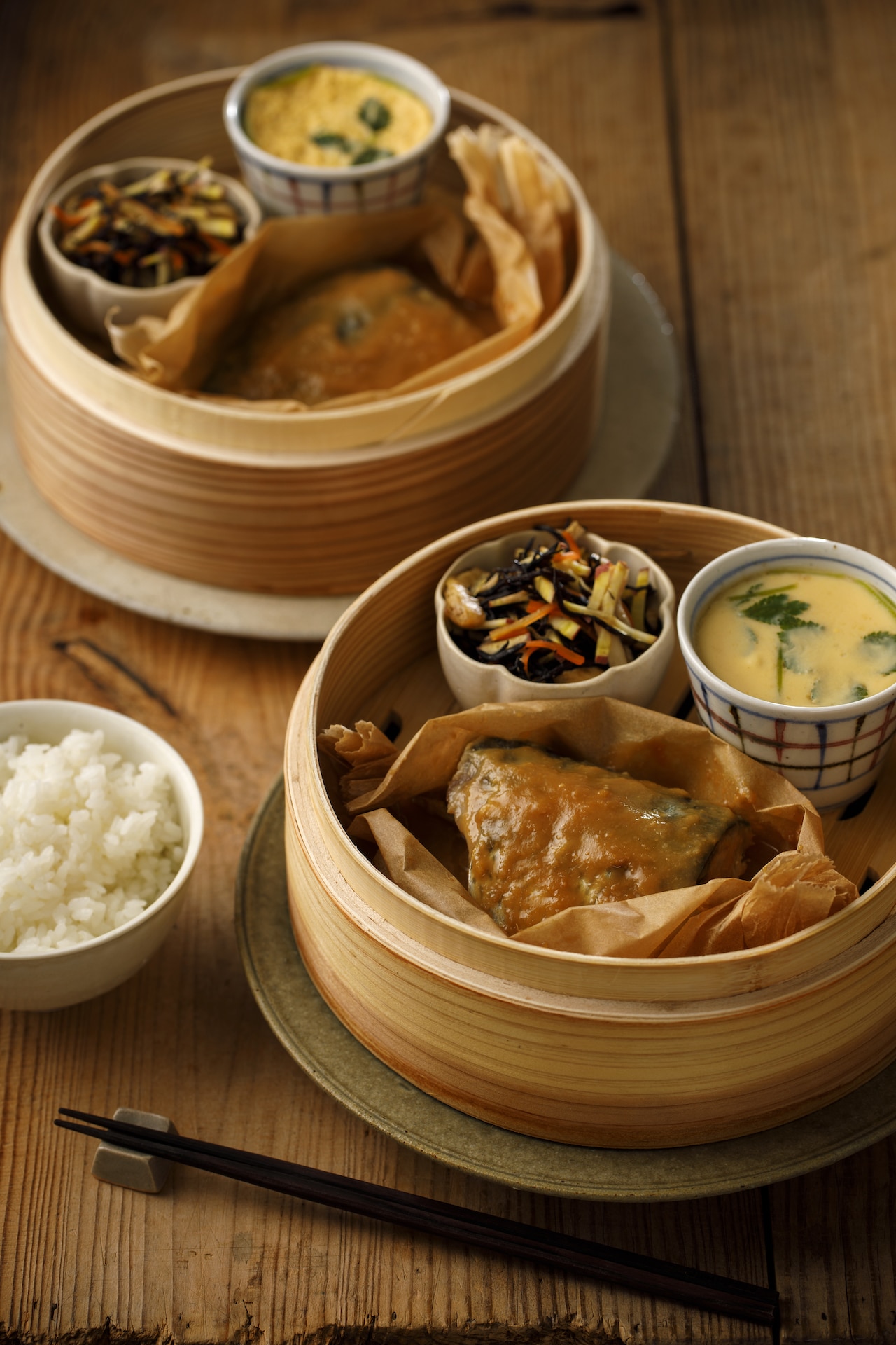 せいろの西京漬け風定食