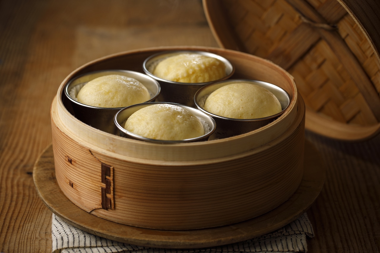 せいろで作るほんのり甘い蒸しパン