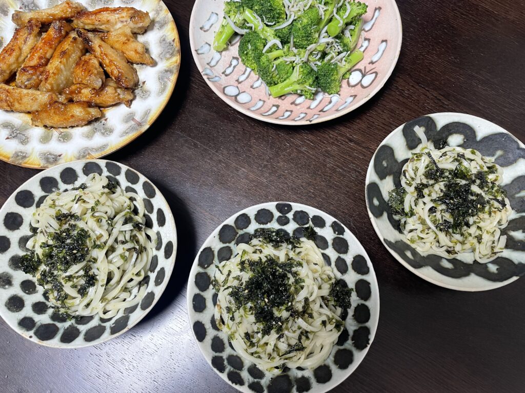 しらいのりこさんのレシピ「ノリバターうどん」を40代主婦が作ってみた写真。