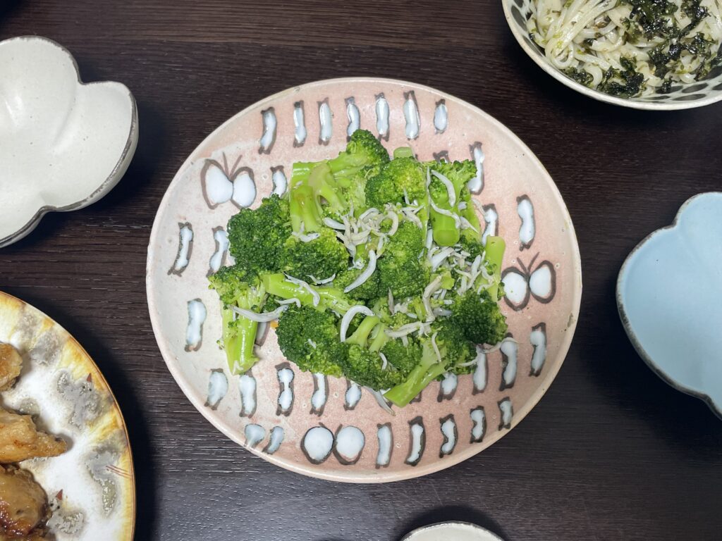 コウケンテツさんのレシピ「ブロッコリーのシラス和え」を40代主婦が作ってみた写真