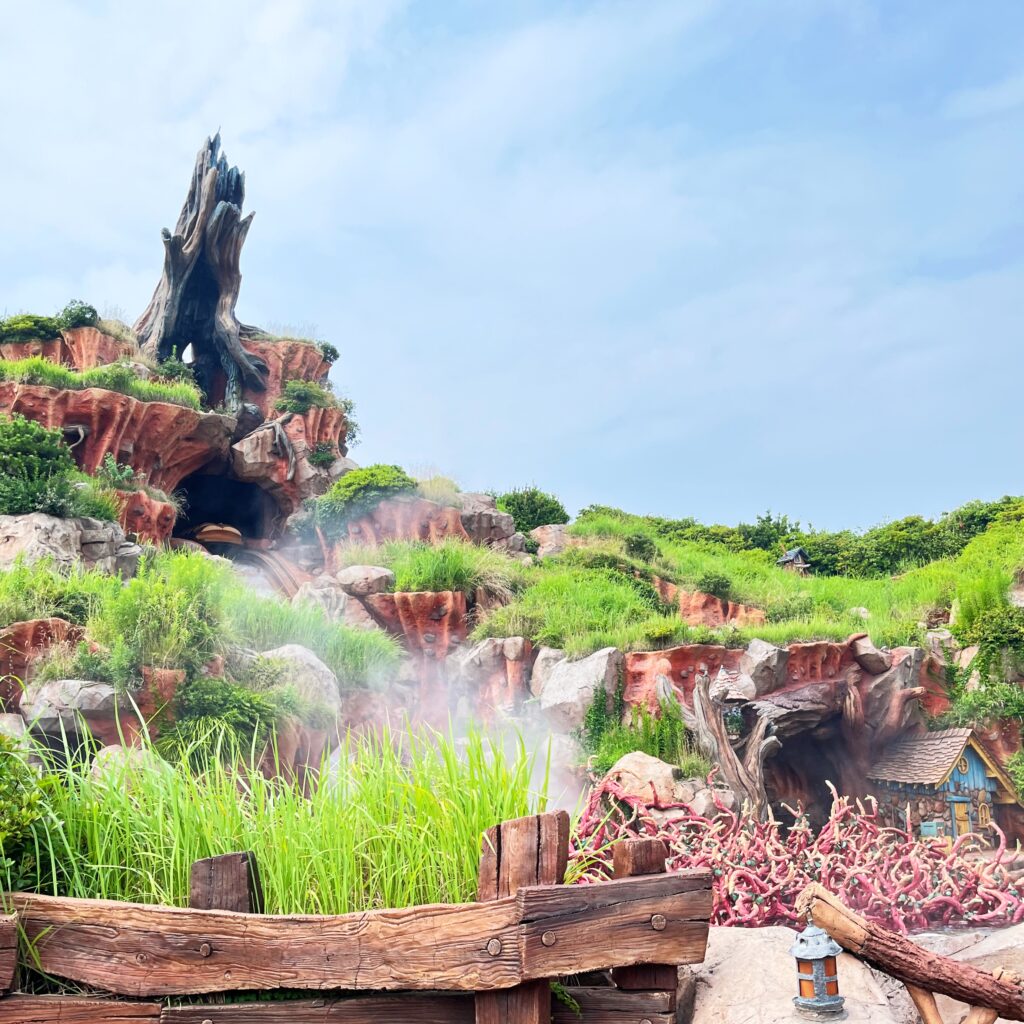 ディズニーランド スプラッシュマウンテン 夏