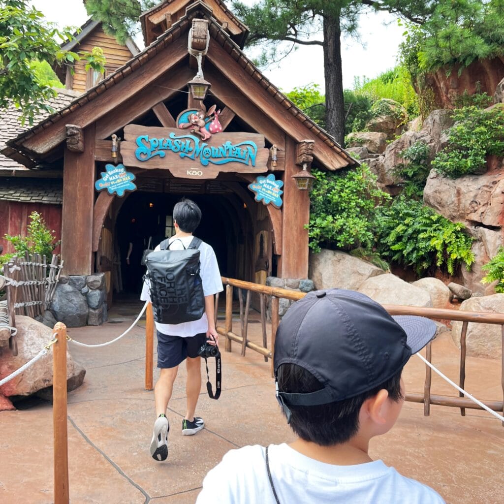 ディズニーランド スプラッシュマウンテン 夏