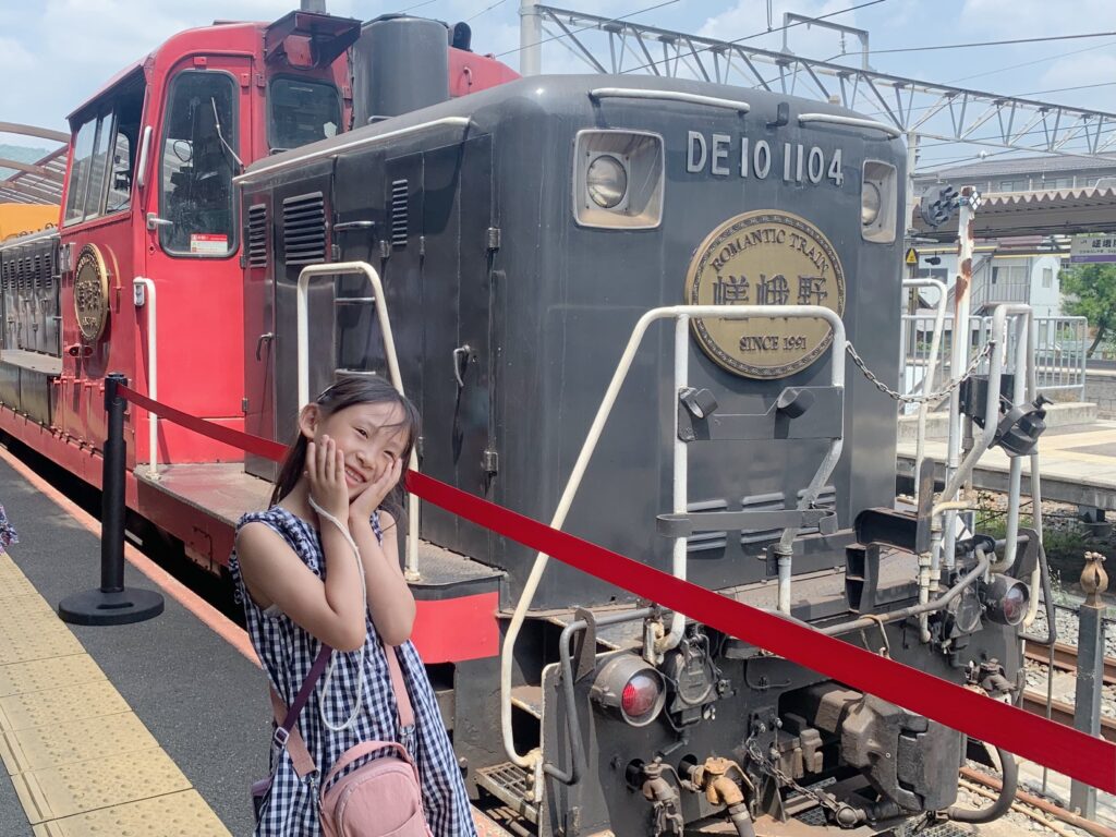 京都 嵐山 トロッコ