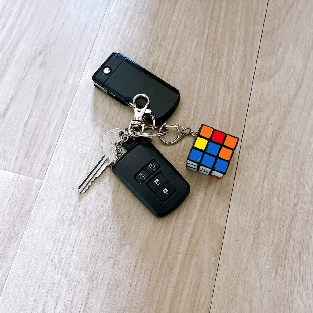 ルービックキューブキーチェーン