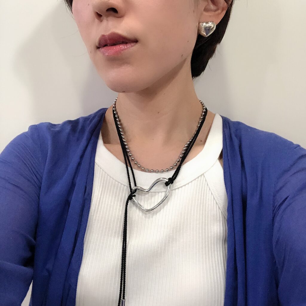 かごバッグ　マルシェ　インムード　コードネックレス　シルバー　アクセサリー　ミキモト　バングル　EMUN エムン　e.m. イーエム　CENE 　セネ　トリプルウェブリング