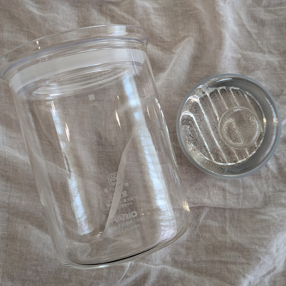 ハリオ　漬物グラス　スリム　季節の手仕事