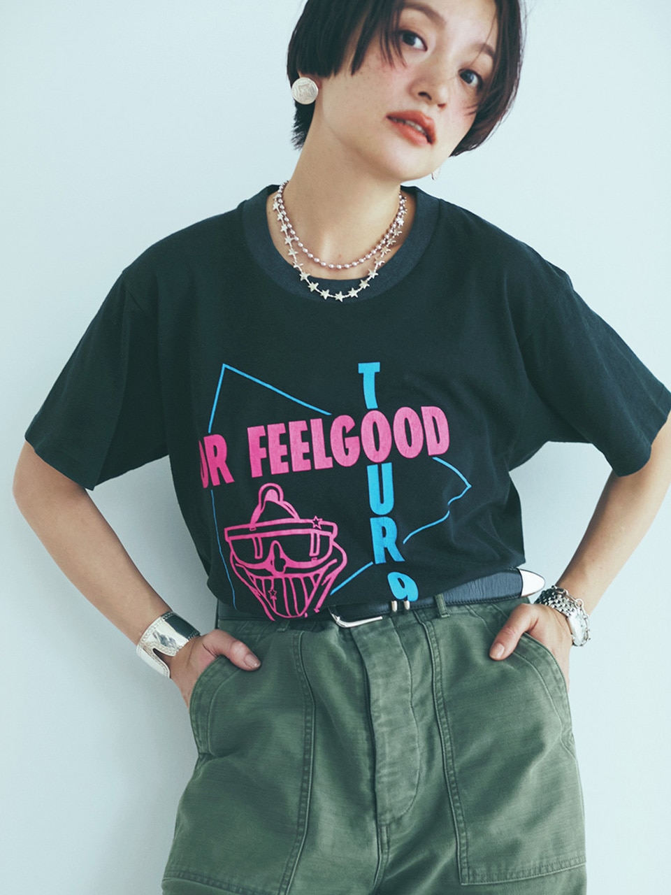 高山都さんの古着T