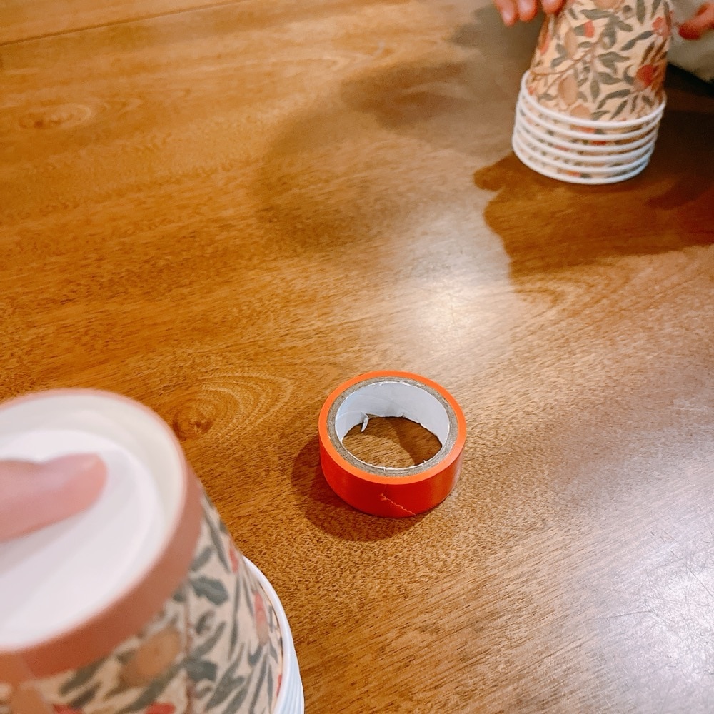 紙コップ　おうち時間　おうち遊び